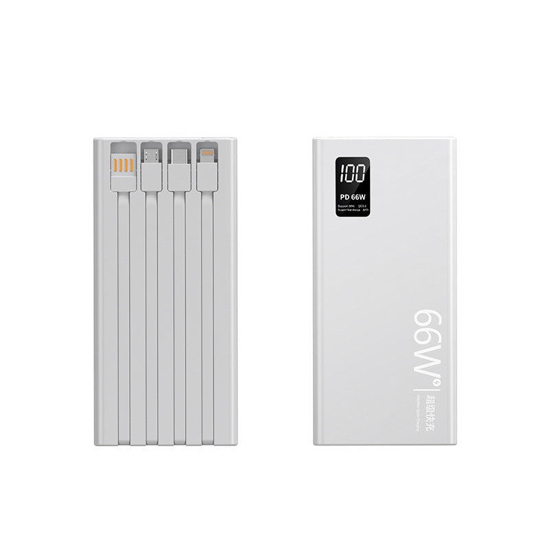 Hochleistungs Powerbank mit integrierter Schnellladefunktion und digitaler Ladeanzeige Brehn