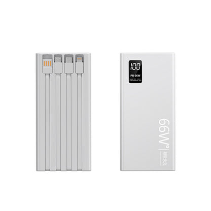 Hochleistungs Powerbank mit integrierter Schnellladefunktion und digitaler Ladeanzeige Brehn