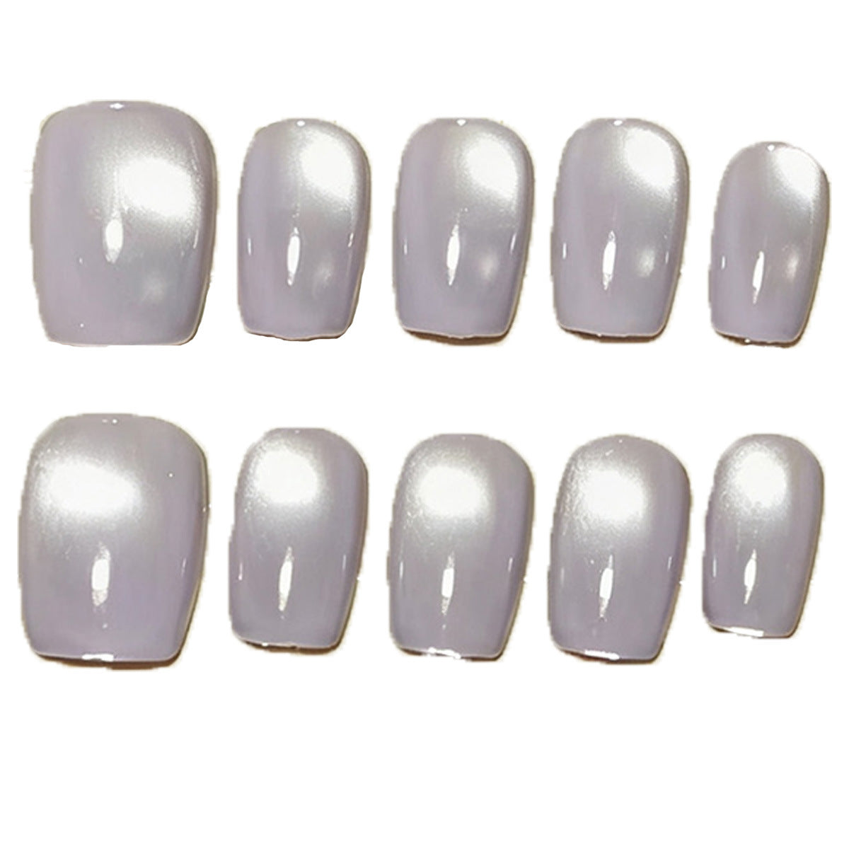 Elegantes Glänzendes Aufklebenägel-Set Brehn