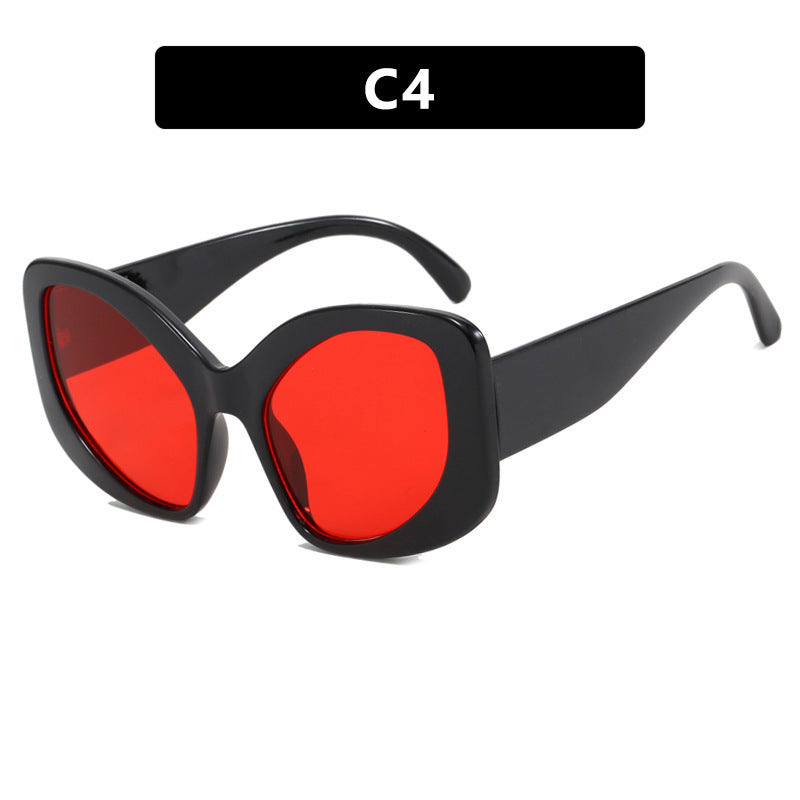 Damen elegante Oversized-Sonnenbrille mit markantem Design Brehn