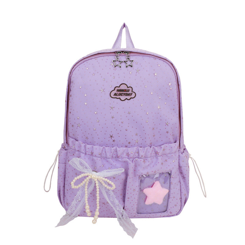 Verspielt Stern-Themen Rucksack
