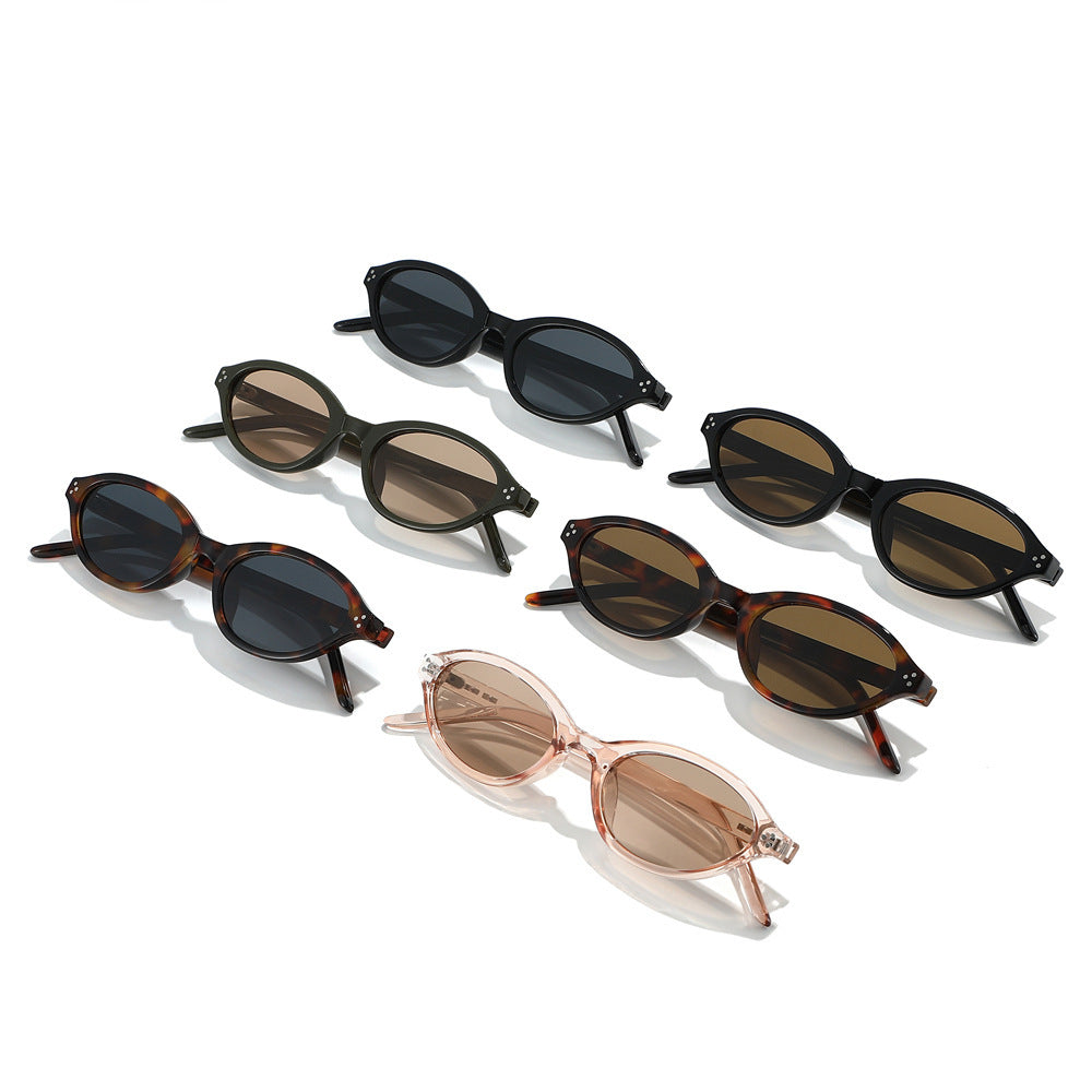 Retro-inspirierte ovale Rahmen-Sonnenbrille Brehn 1787812534