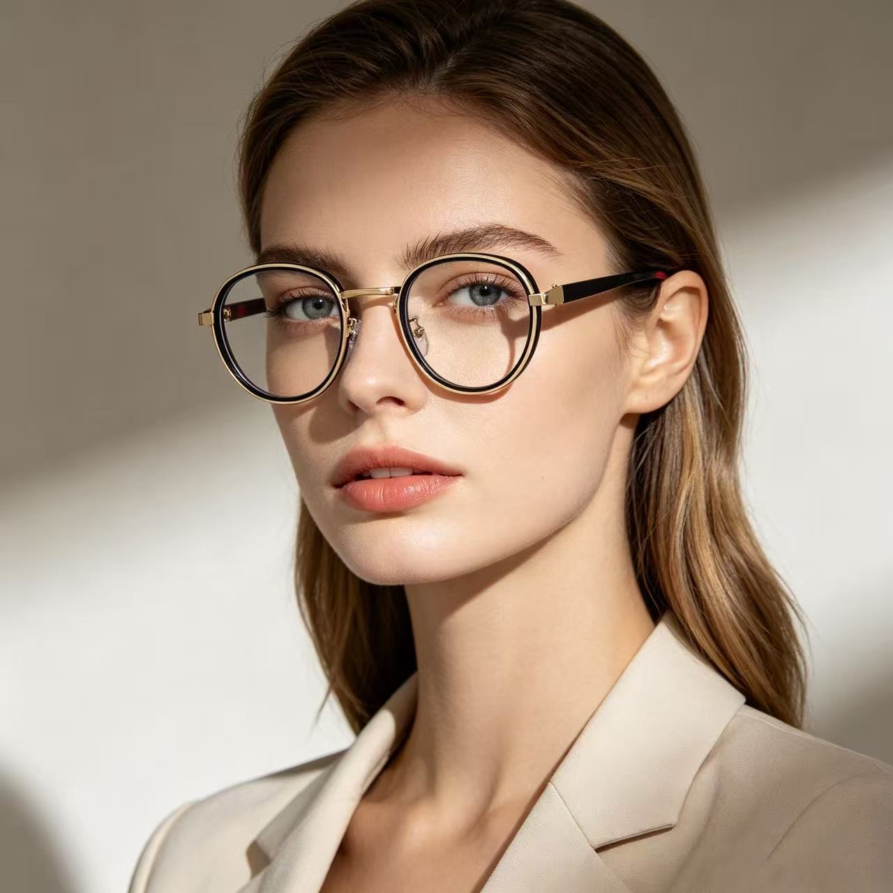 Moderne Runde Rahmen Sonnenbrille Brehn