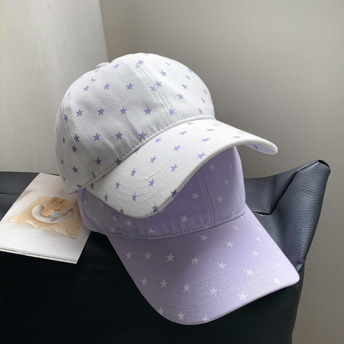 Damen Baseballmütze aus Baumwolle mit Sternenprint Brehn