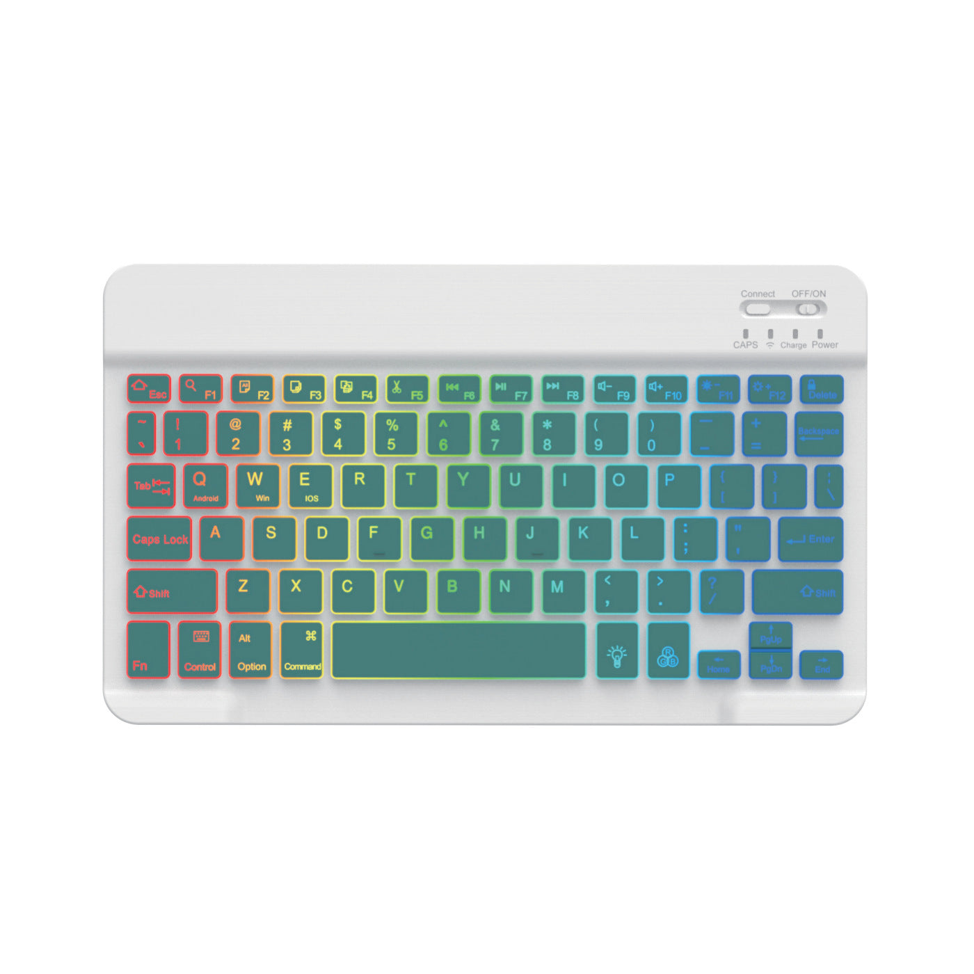 Rgb Hintergrundbeleuchtete Bluetooth-Tastatur Brehn