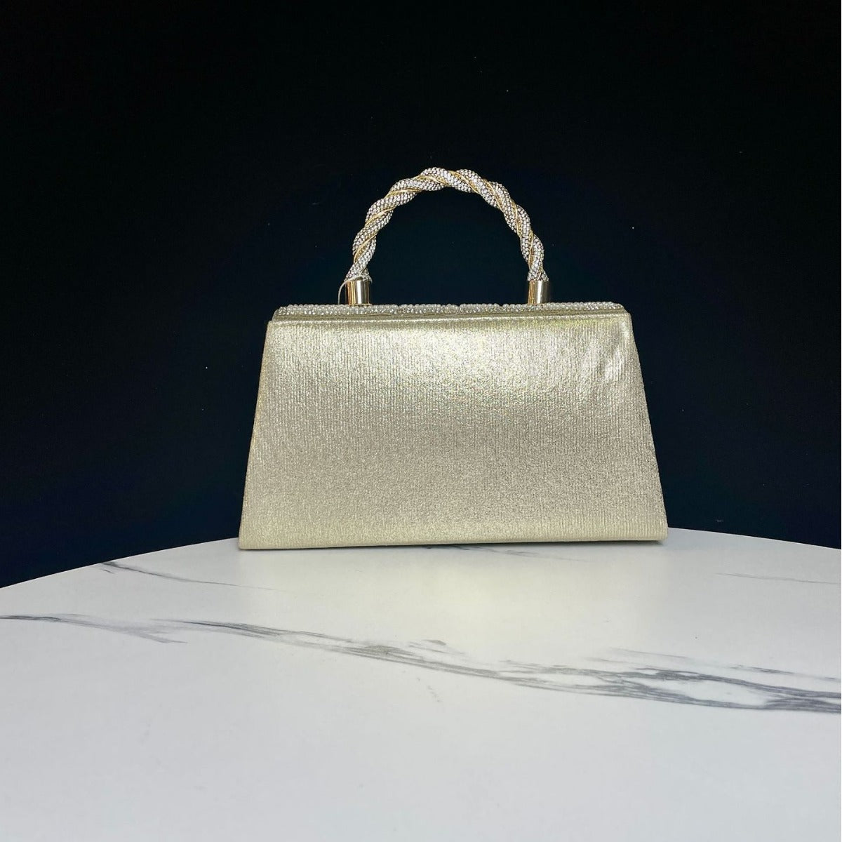 Strass-besetzte Abendhandtasche