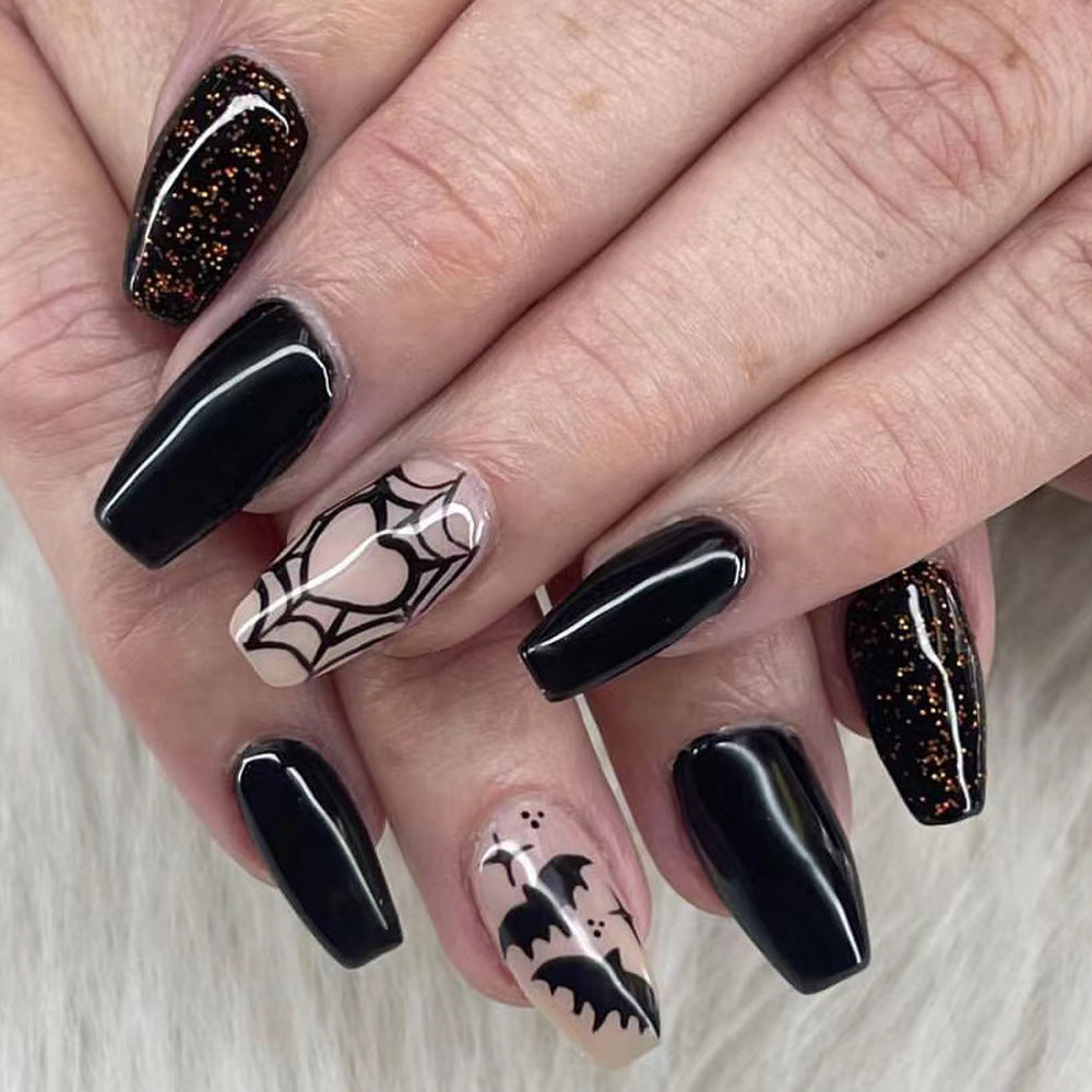 Halloween-Themen Glitter Gel Nagelkunst Set Brehn