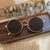 Modische Runde Sonnenbrille mit Feinem Metallrahmen Brehn