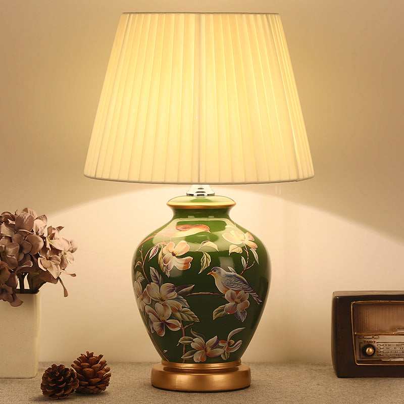 Florale Dekorative Tischlampe