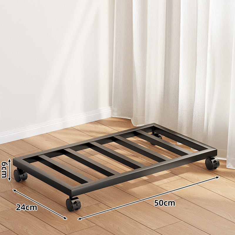 Niedrigprofilierter runder Blumentopf-Dolly mit 360° drehbaren Rollen