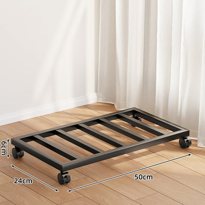 Niedrigprofilierter runder Blumentopf-Dolly mit 360° drehbaren Rollen