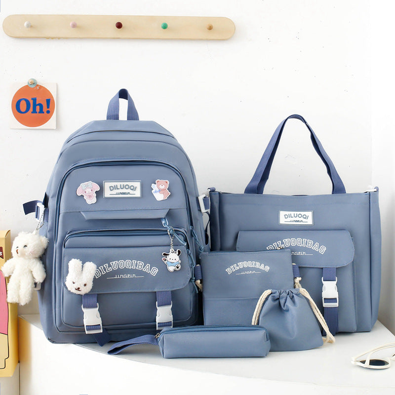 Vielseitiger All-in-One Schulrucksack und Tragetasche Set Brehn