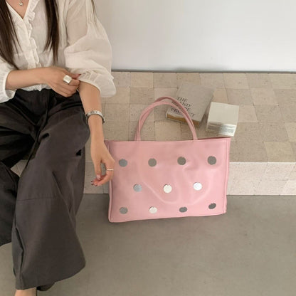Dekorativer Polka-Dot-Shopper