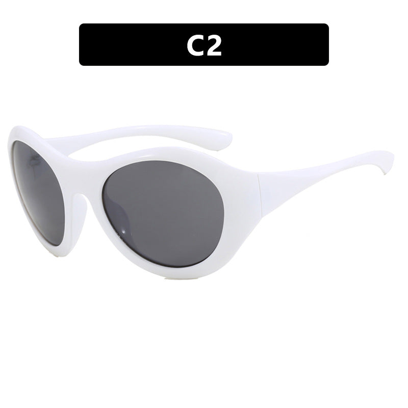 Damen Retro-inspirierte Sonnenbrille mit oversized Rahmen und schützenden Gläsern Brehn