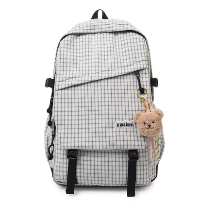 Stylischer Gittermuster-Rucksack Brehn