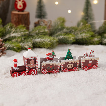Dekoratives Weihnachtszug-Set Brehn