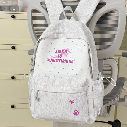 Stylische gepunktete Druck-Rucksack Brehn