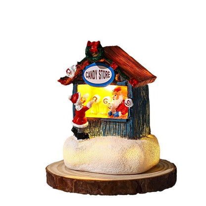Beleuchtete Weihnachtsdorf-Dekoration Brehn