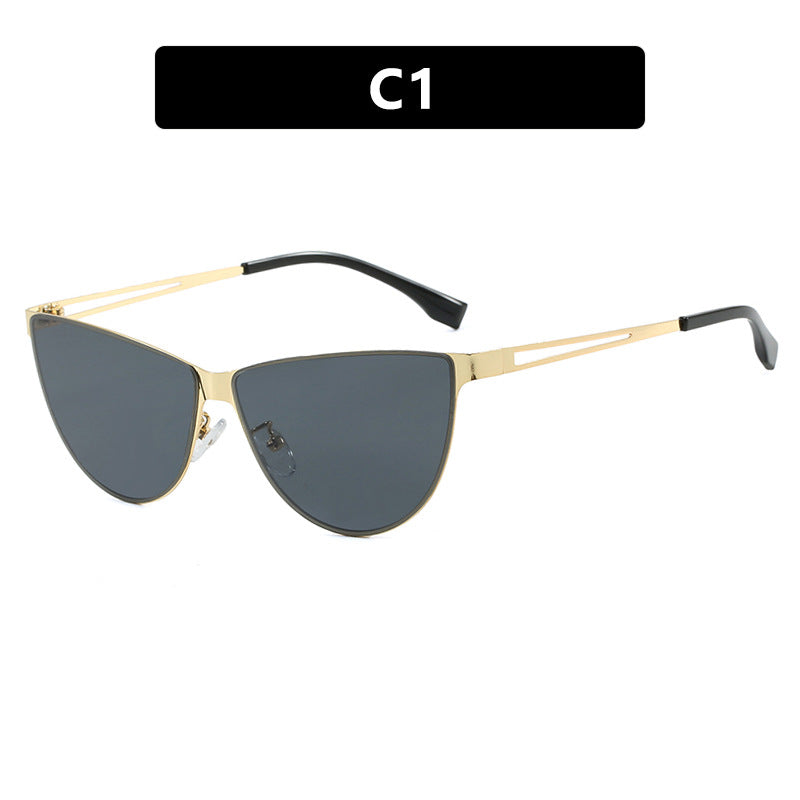 Damen Cat-Eye Sonnenbrille mit stilvollem Metallrahmen und schützendem UV-Filter Brehn