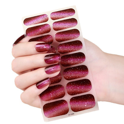 Glitzerverlauf Nagelüberzüge