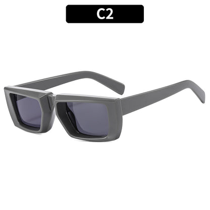 Fette Winkelrahmen Sonnenbrille