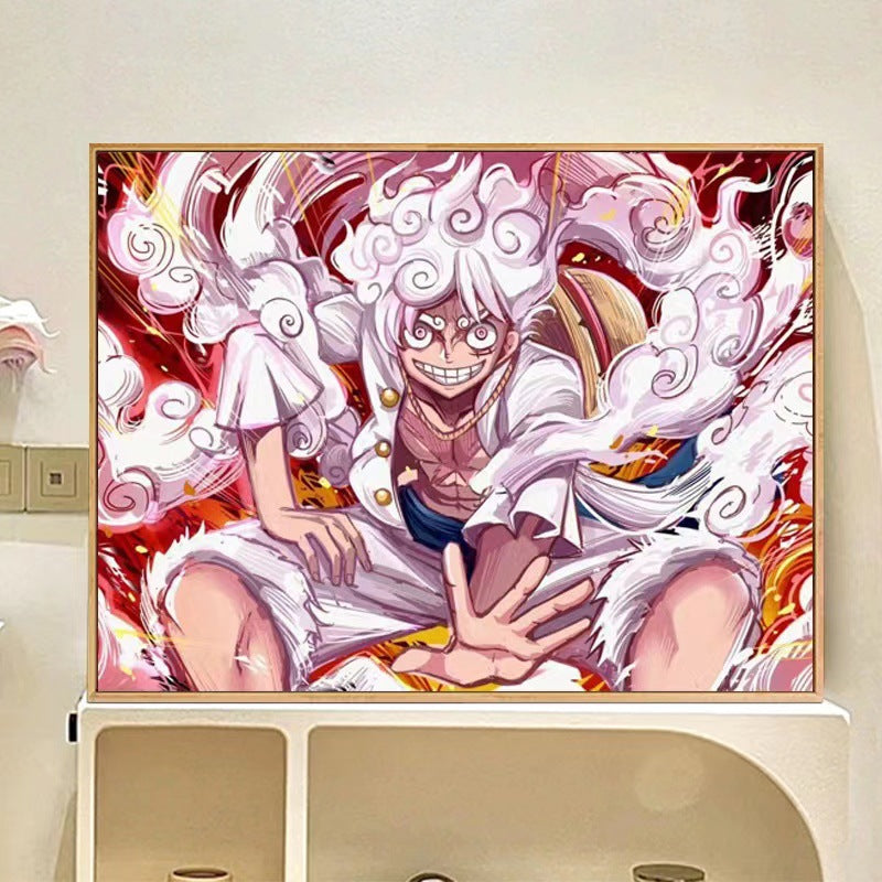 Anime-inspirierter Charakter Kunstdruck Brehn