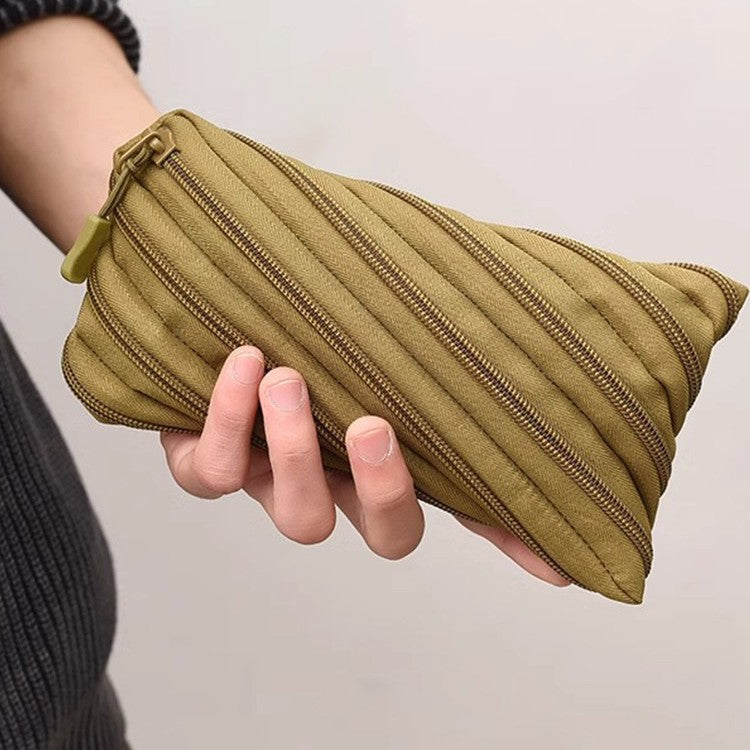 Stylische Canvas-Mäppchen mit Reißverschluss