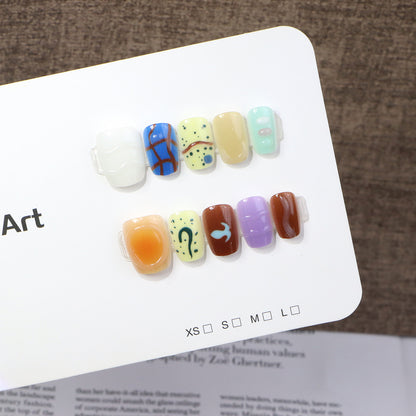 Kreative Abstrakte Nagelkunst Kollektion Brehn