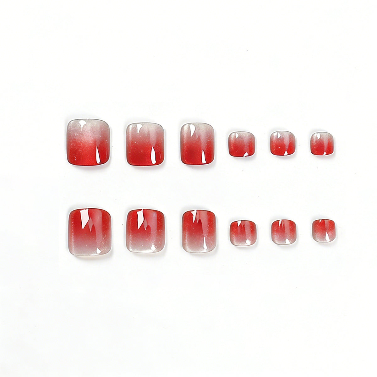 Ombre Pediküre Nagelkunst Brehn