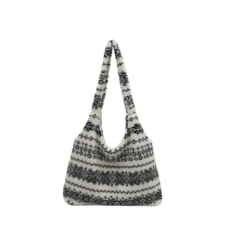 WoBohemian Strick Hobo Tasche Brehn