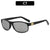 Schlanke moderne Aviator Sonnenbrille