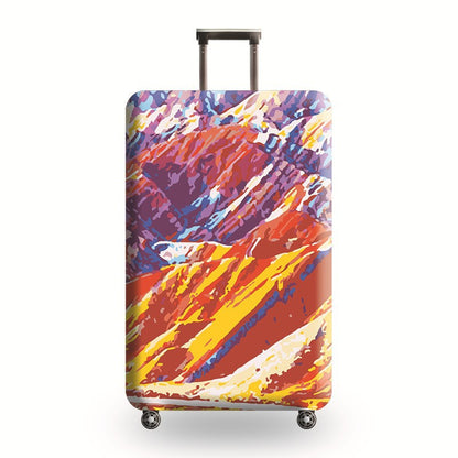 Unisex nan Hartschalen-Trolley mit auffälligem Marmorprint, Teleskopgriff und stoßfester Konstruktion Brehn