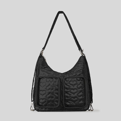 Gestepptes Herzmuster-Handtasche