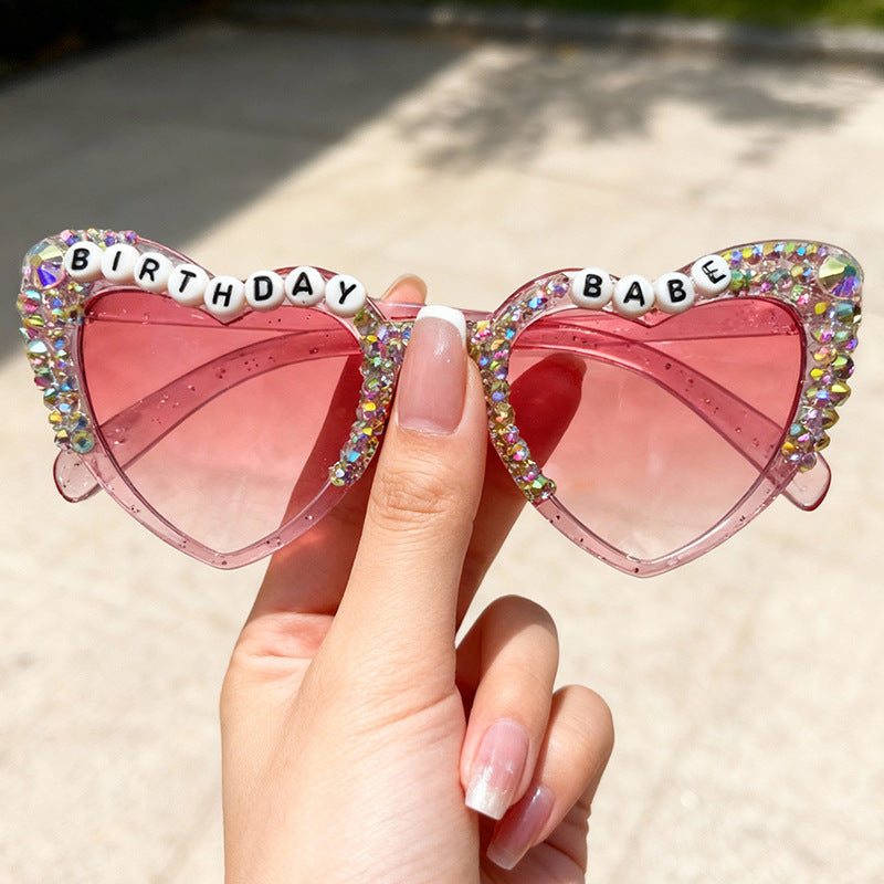 Geburtstagsthema Herzförmige Sonnenbrille Brehn