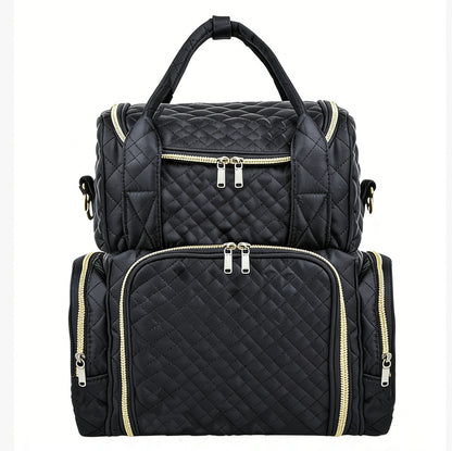 Stylischer gesteppten Rucksack mit mehreren Fächern Brehn