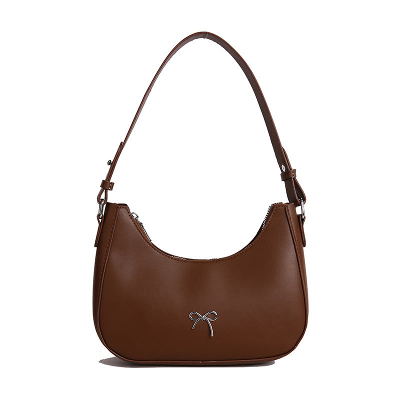 Stylische Bow Detail Schultertasche Brehn