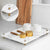 Elegante Marmor Servierplatte