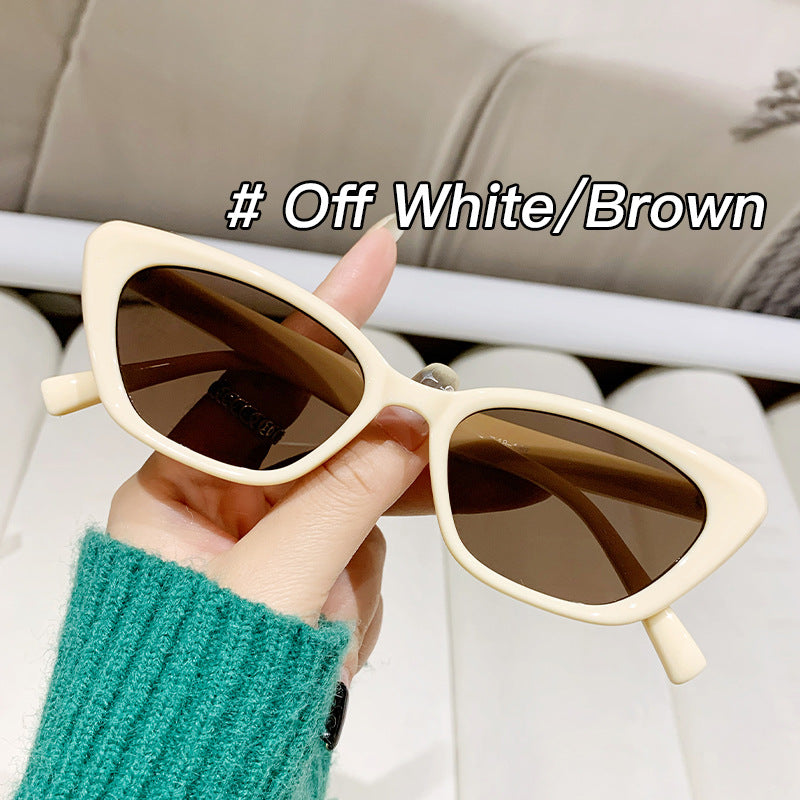 Damen Cat-Eye Sonnenbrille mit hochwertigem, geometrischem Rahmen Brehn