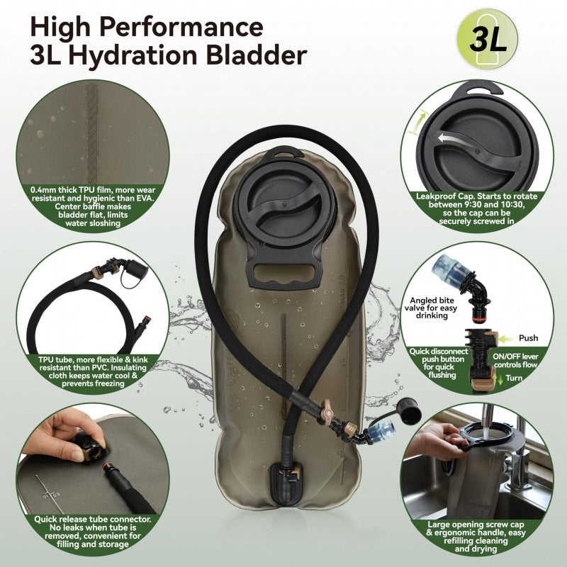 Taktischer Trinksystem-Rucksack Brehn