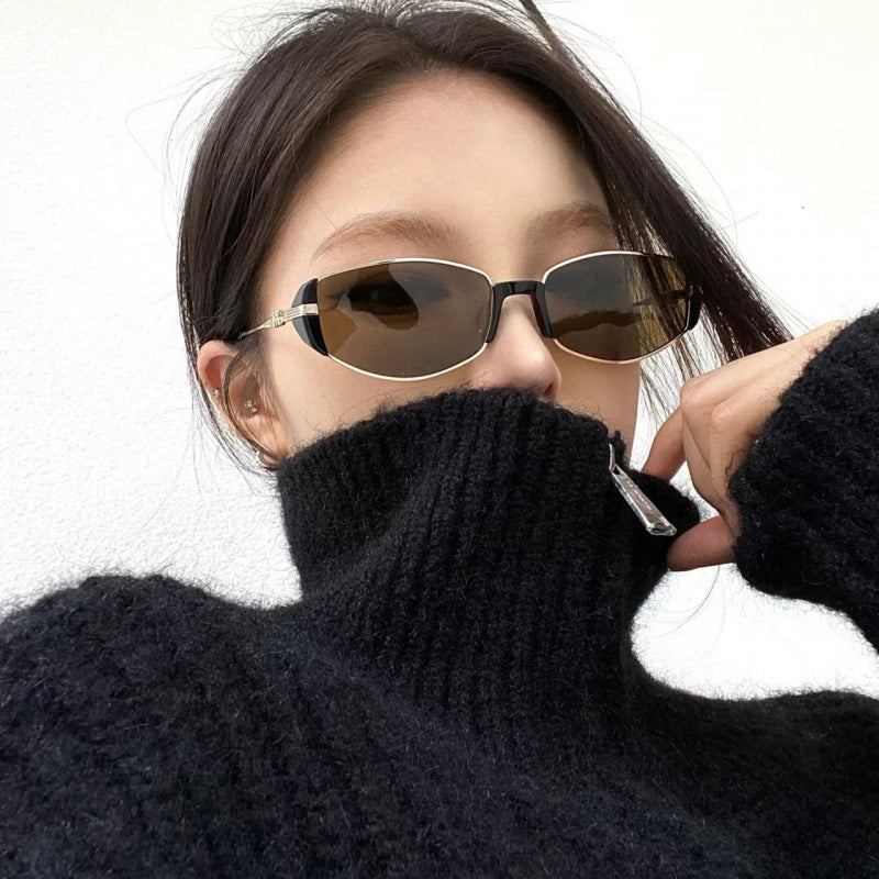 Damen elegante Lesebrille mit metallischem Rahmen Brehn