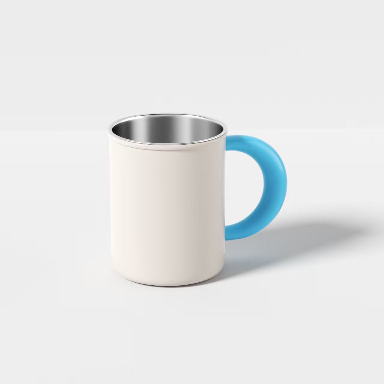 Edelstahl Kaffee- und Teetasse mit Ergonomischem Griff Brehn