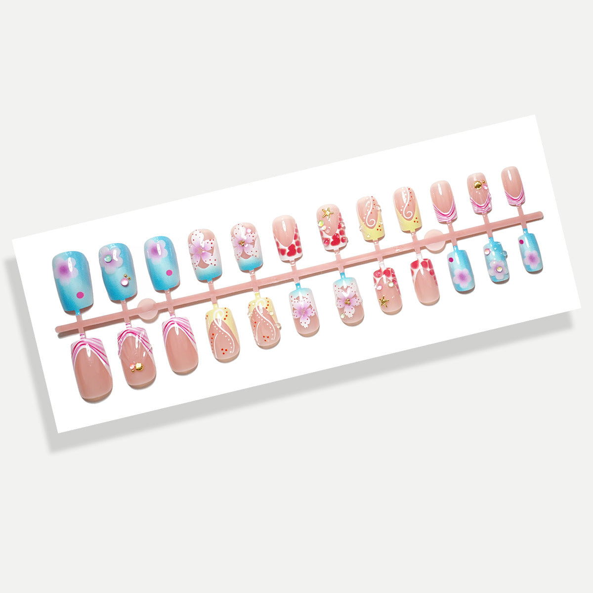 Künstlerische Press-On Nagelkollektion