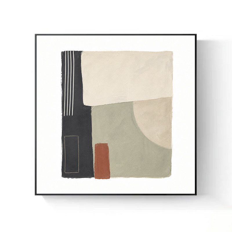 Moderne geometrische Leinwandwandkunst