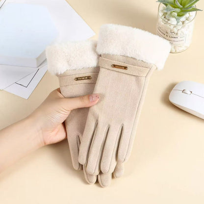 Luxuriöse Fleecegefütterte Touchscreen-Handschuhe Brehn