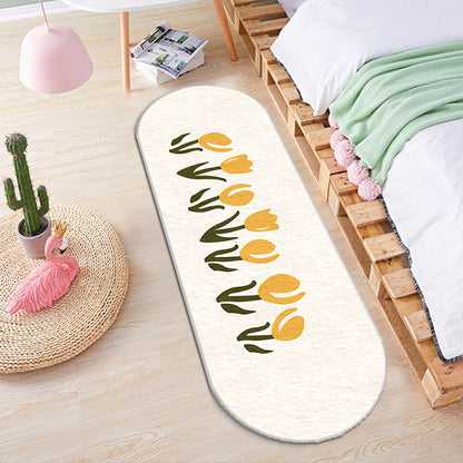 Florales Design Bereich Läufermatte