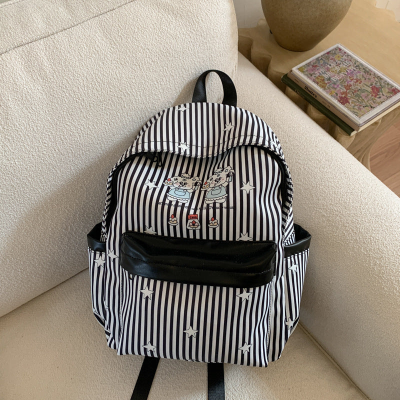Rucksack mit Buntem Tiermotiv und Praktischen Fächern Brehn