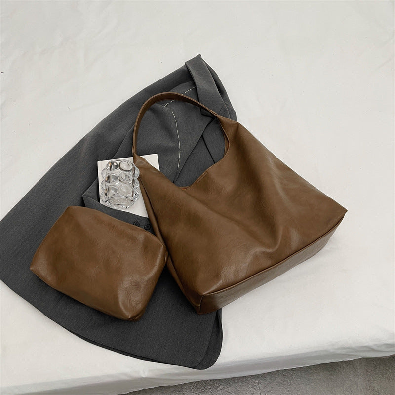 Minimalistischer Leder Tote Brehn