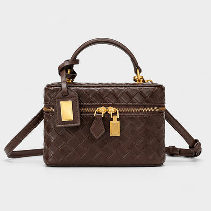Gepolsterte Leder Handtasche