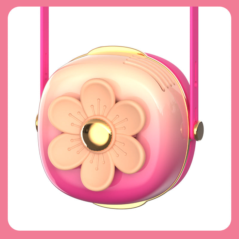 Damen Tragbare Ventilator-Lampe im Blumen-Design Brehn