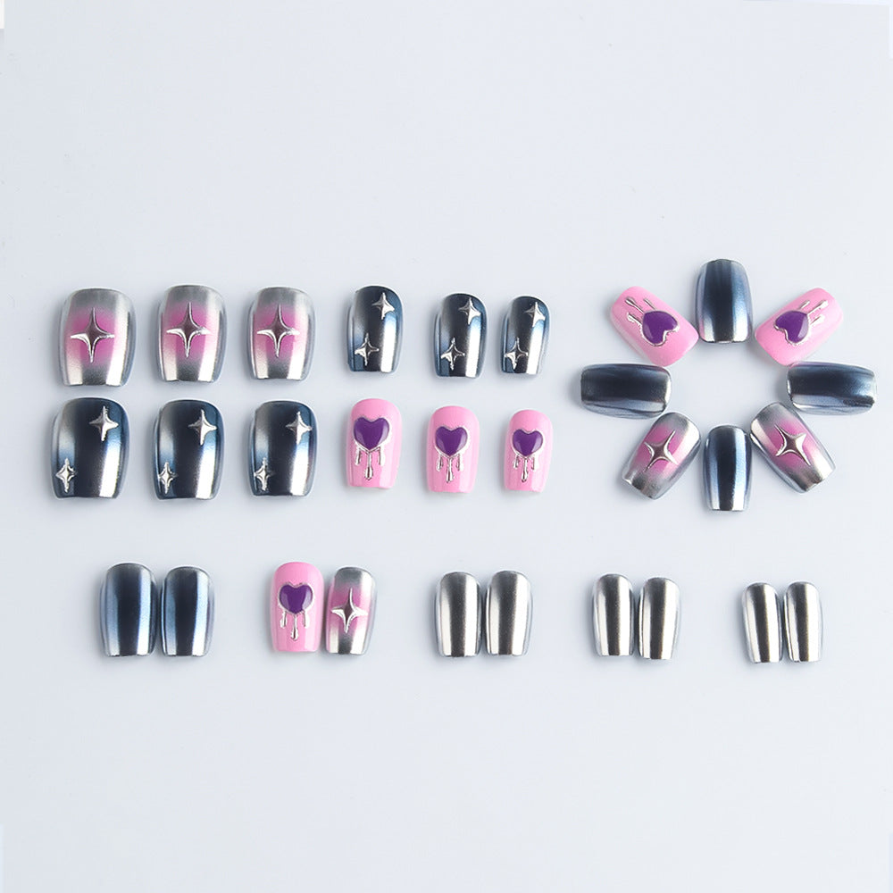 Himmlisches Press-On Nagelkunst Set Brehn